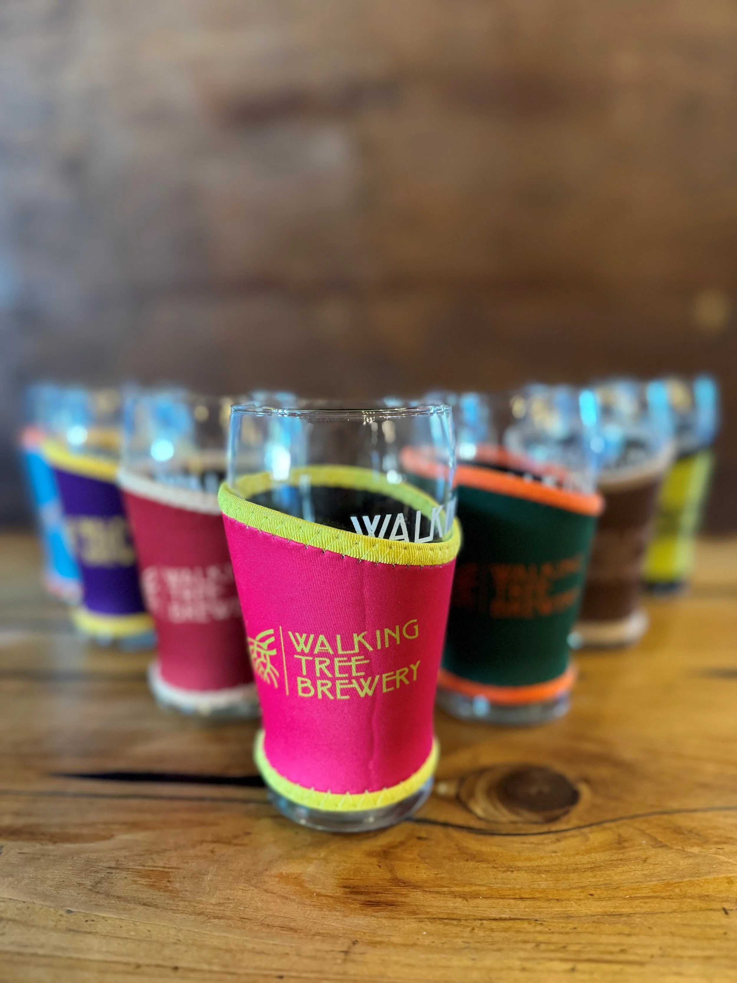 Pint glass Koozies — Walking Tree Brewery